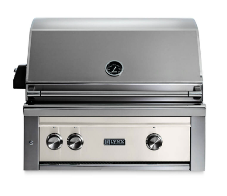 30" Professional Built-In Grill - All Trident IR Burner with Rotisserie