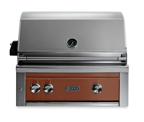 30" Professional Built-In Grill - All Trident IR Burner with Rotisserie