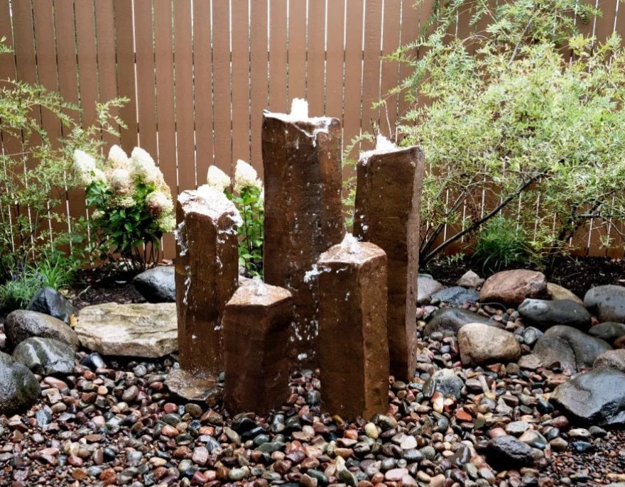 Faux Basalt Columns