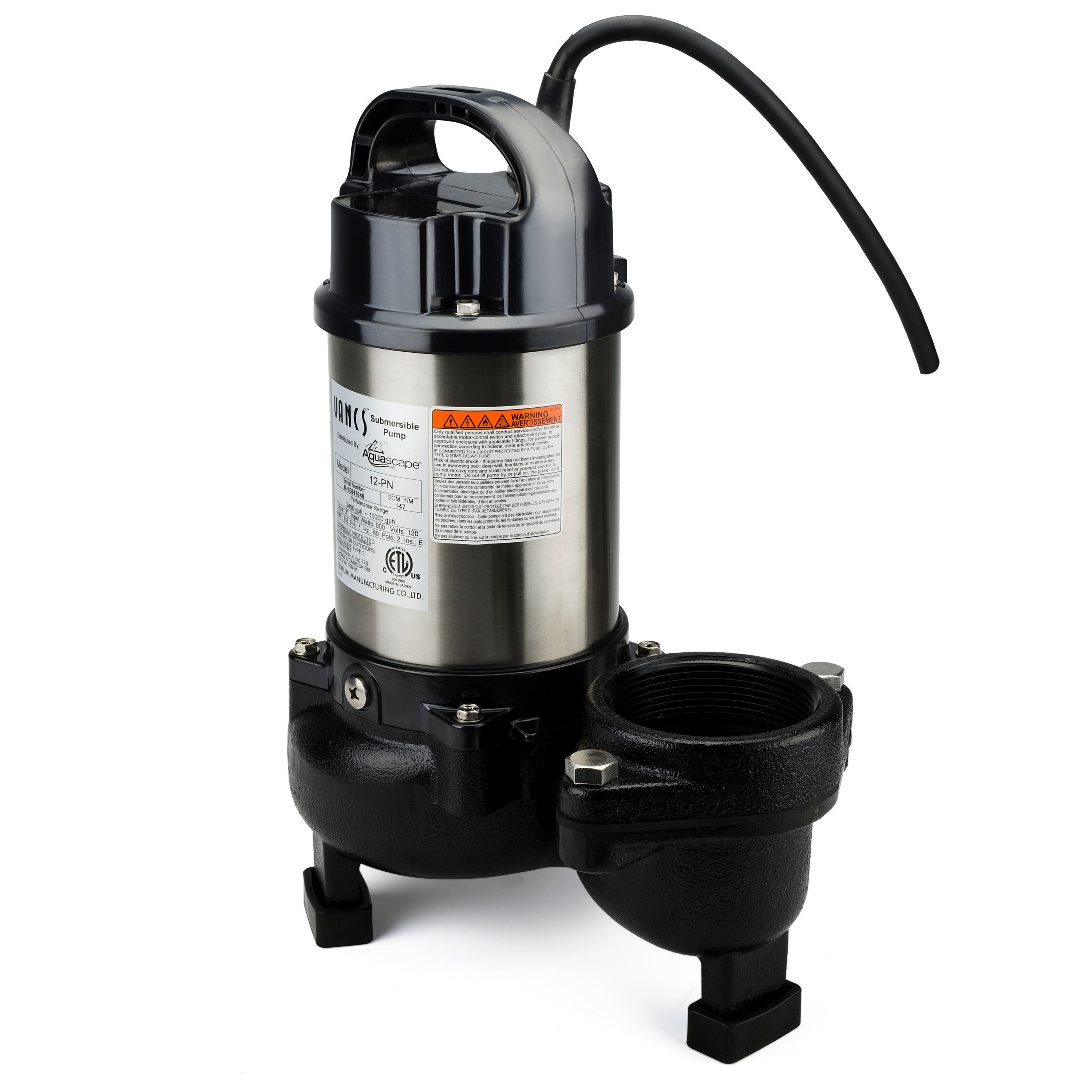 PL and PN Solids-Handling Pond Pumps