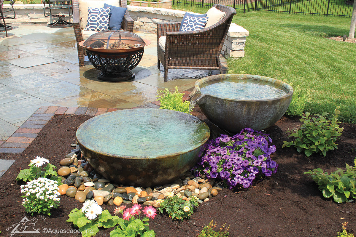 Spillway Bowl, Basin, and Stand - Patina