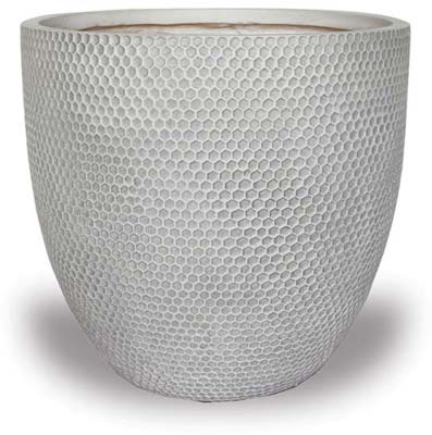 honeycomb planter pot Honeycomb Finish Egg Pot w/hole Medium
