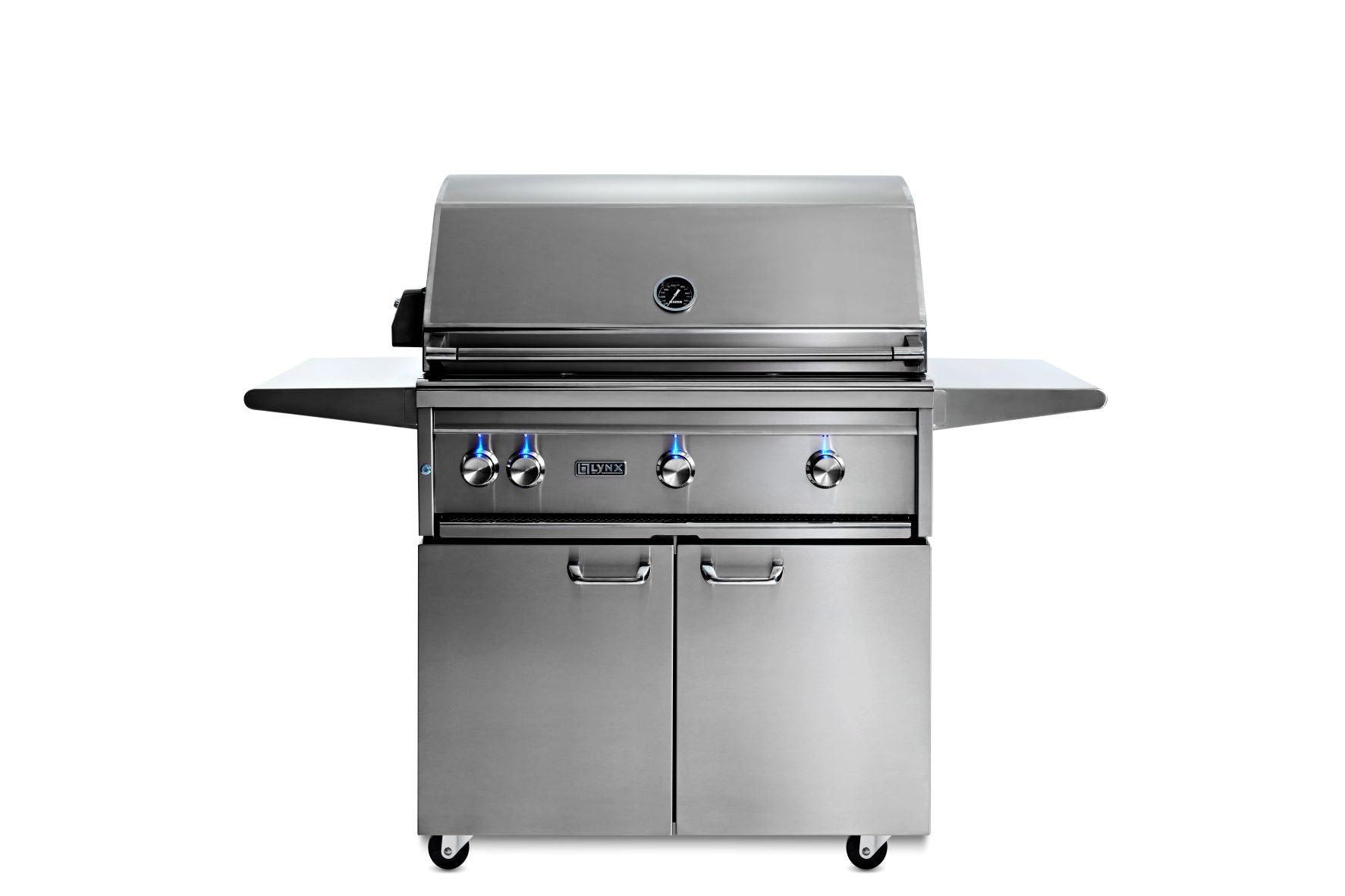 36" Professional Freestanding Grill- All Trident IR Burner with Rotisserie