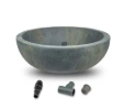 Spillway Bowl, Basin, and Stand - Patina or Iron Ore