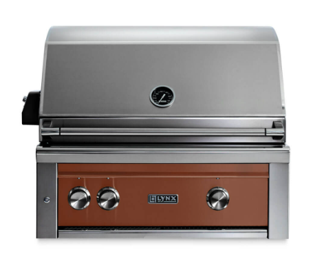 30" Built-in Grill- All Trident Burner w/ Rotisserie