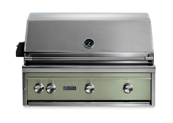 36" Professional Built-In All-Trident Grill w/ Rotisserie and Flametrak