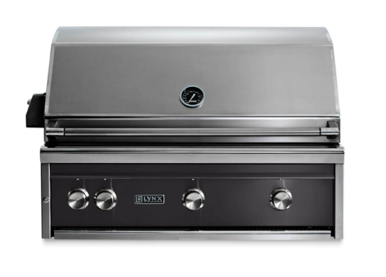 36" Professional Built-In All-Trident Grill w/ Rotisserie and Flametrak