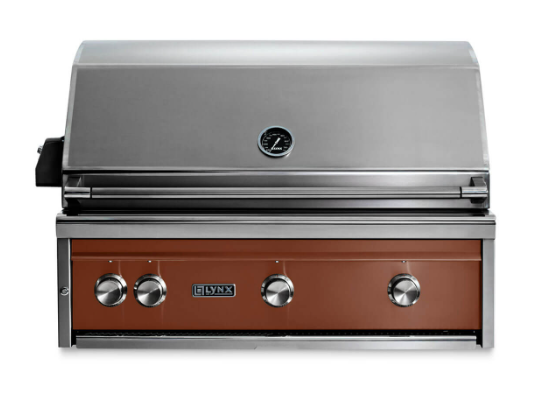 36" Professional Built-In All-Trident Grill w/ Rotisserie and Flametrak