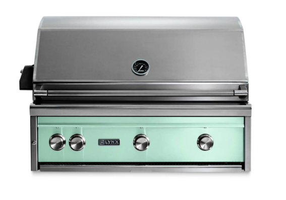 36" Professional Built-In All-Trident Grill w/ Rotisserie and Flametrak