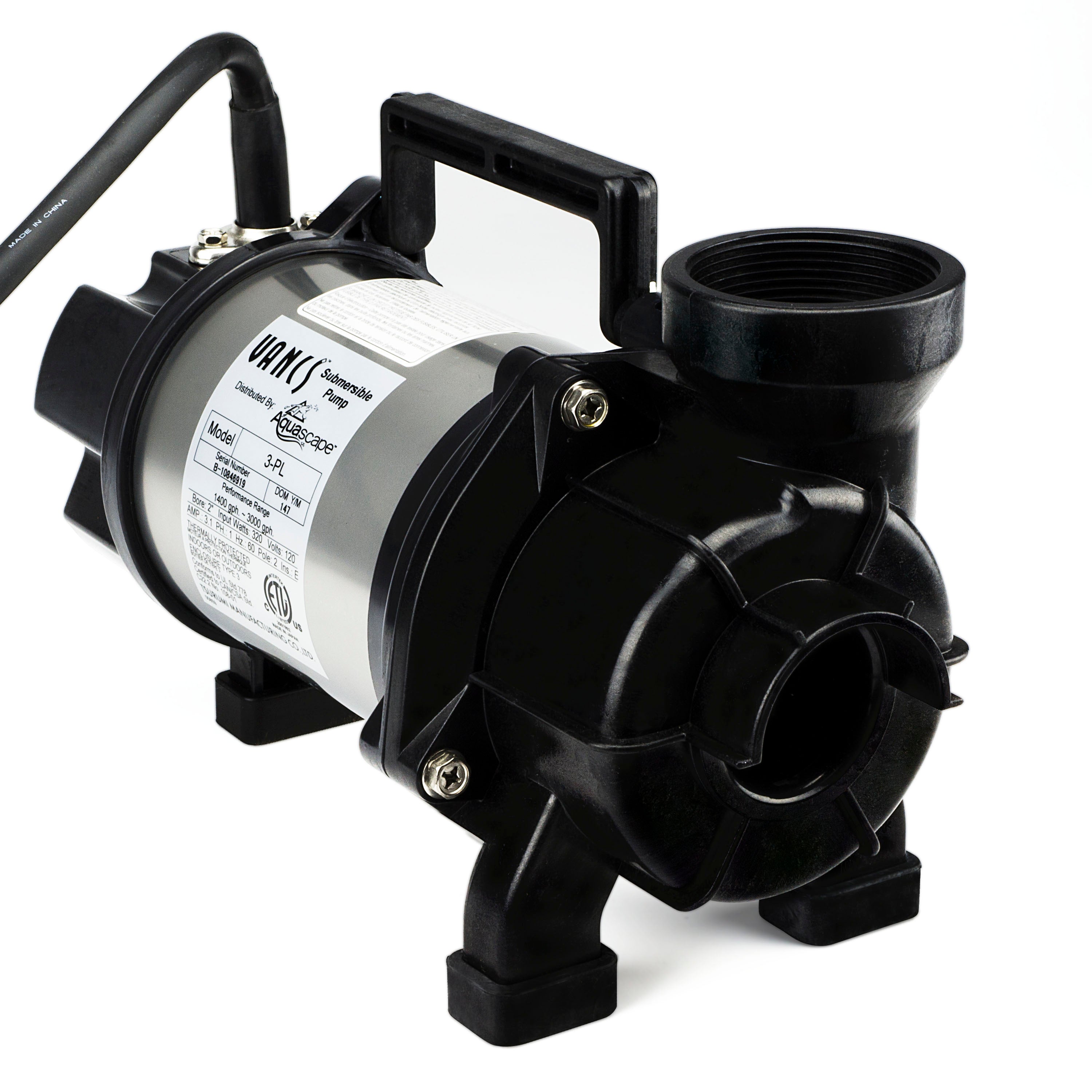 PL and PN Solids-Handling Pond Pumps