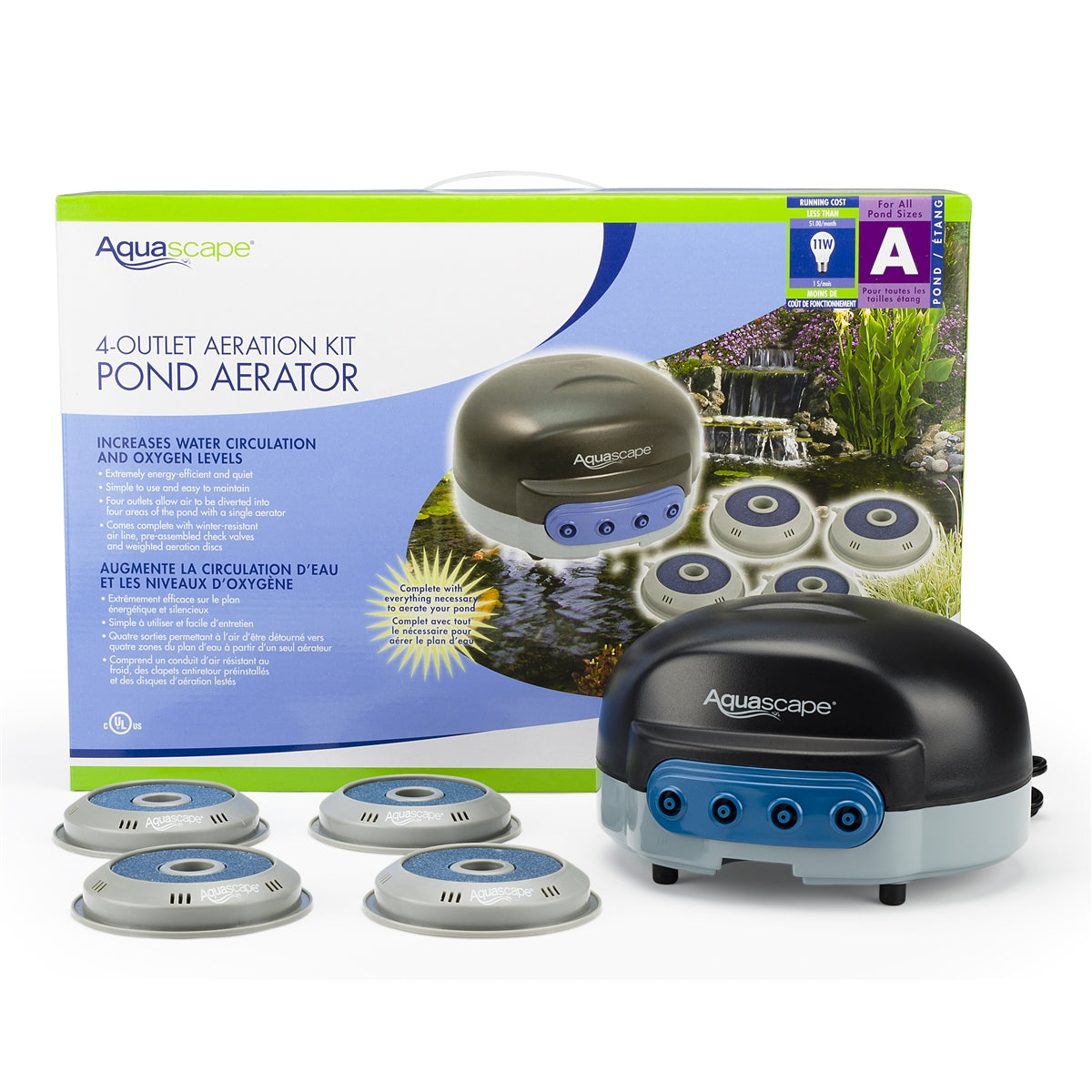 2- Outlet and 4- Outlet Pond Aeration Kits