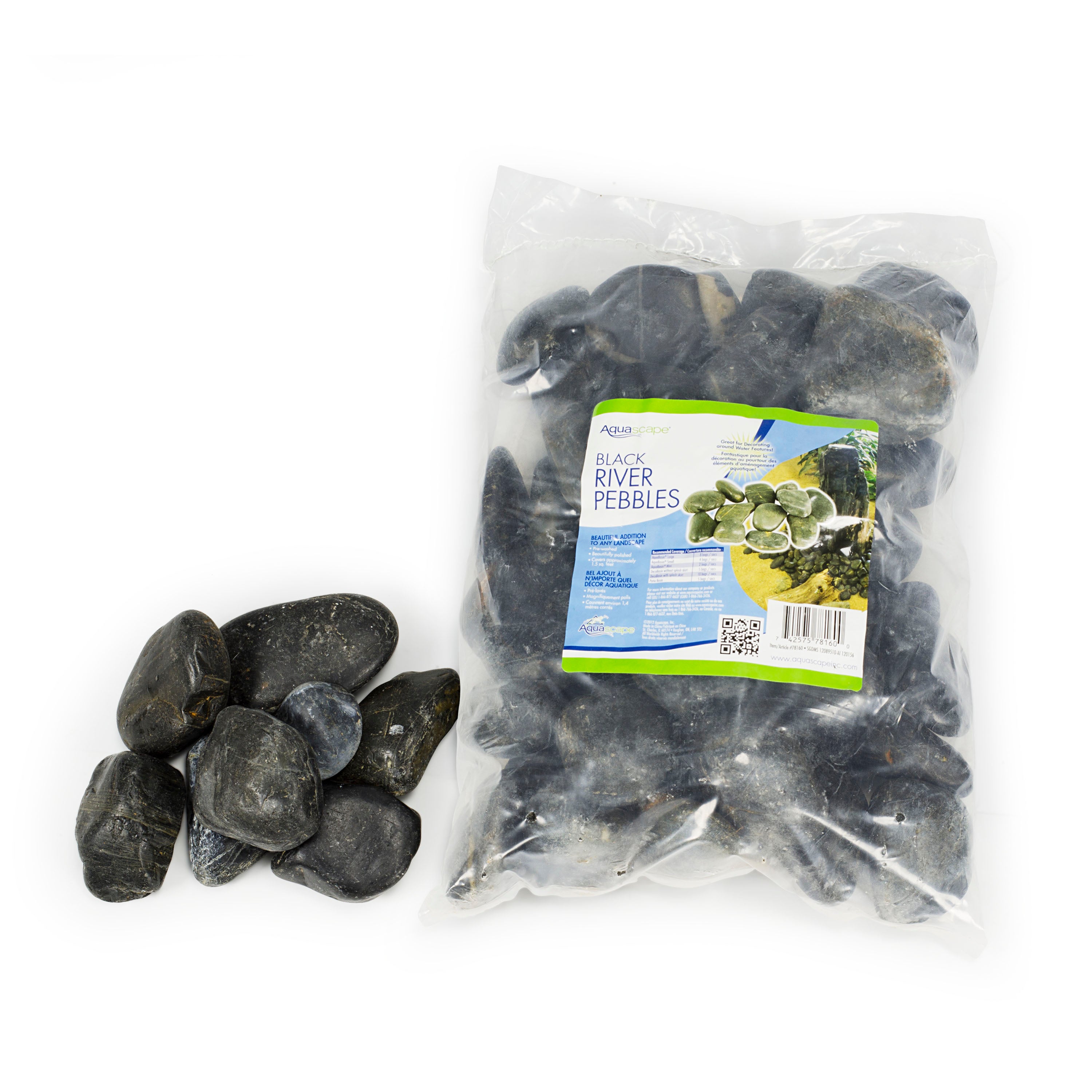 Decorative River Pebbles - 22 LBS.