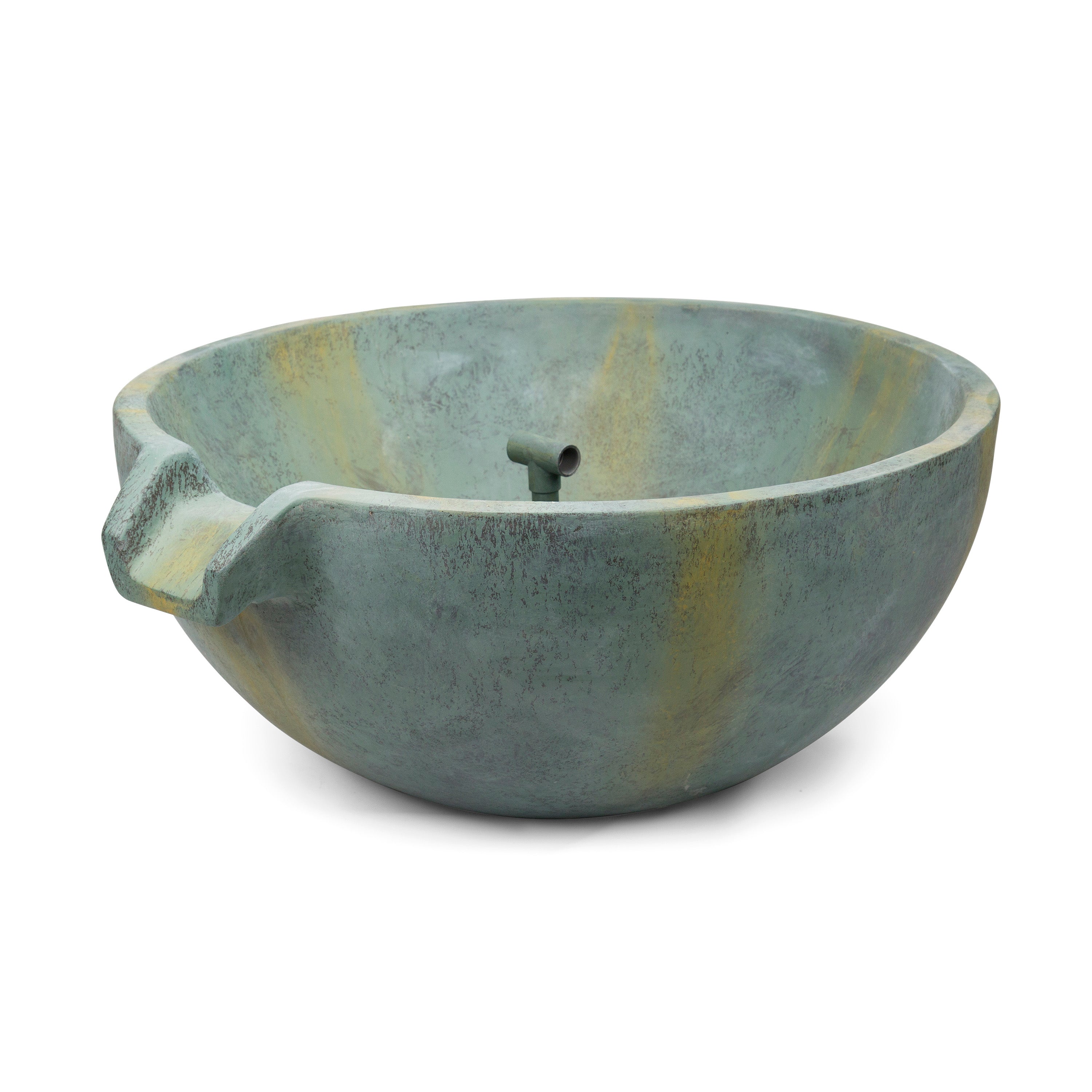 Spillway Bowl, Basin, and Stand - Patina