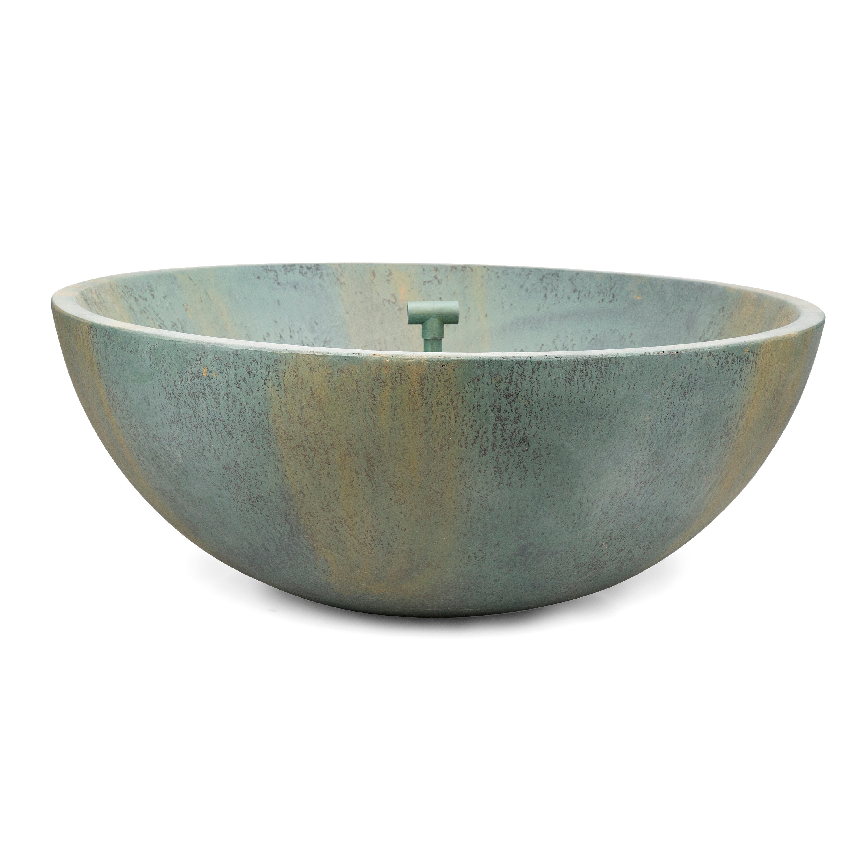 Spillway Bowl, Basin, and Stand - Patina