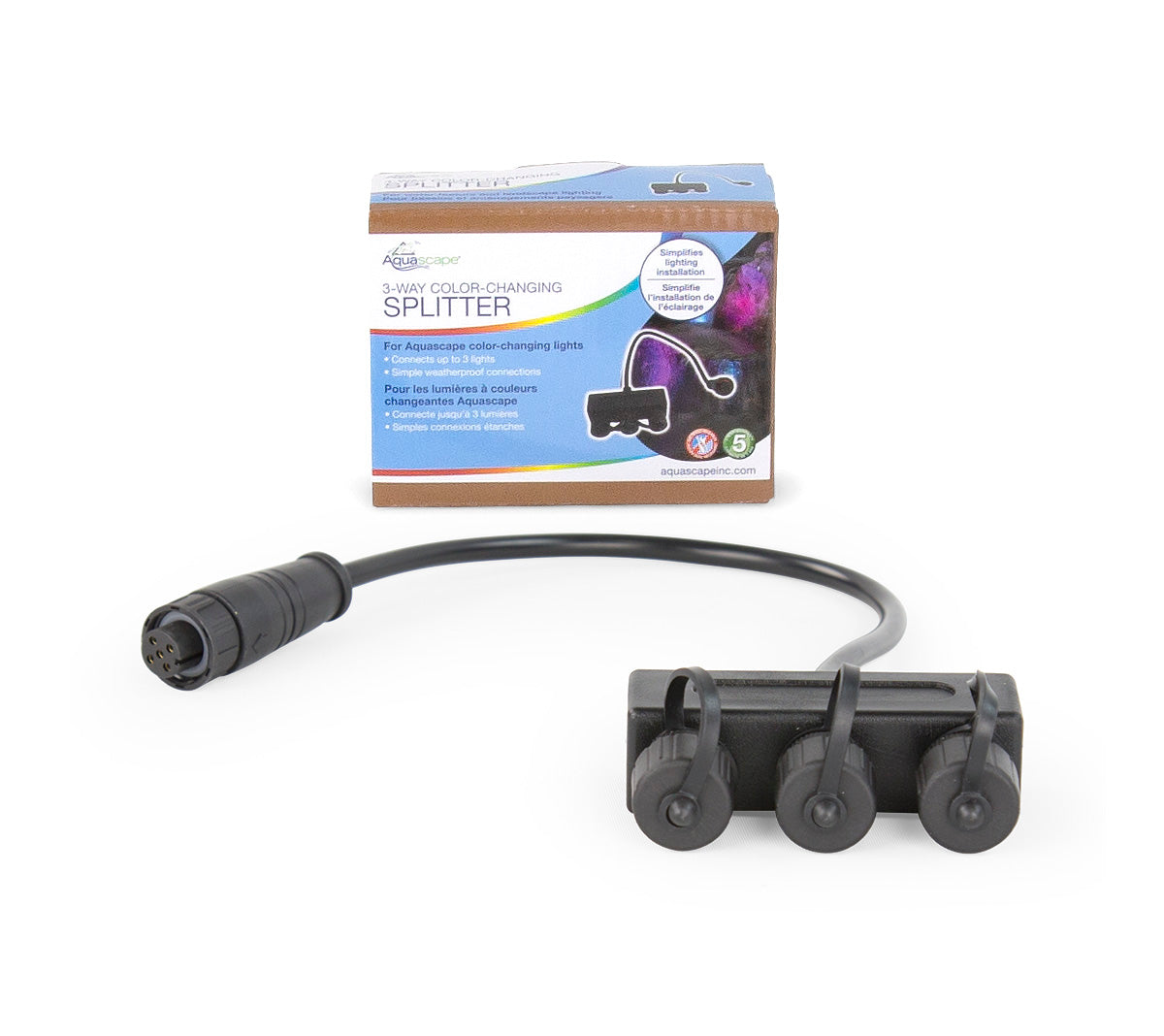 Color-Changing Light Splitters