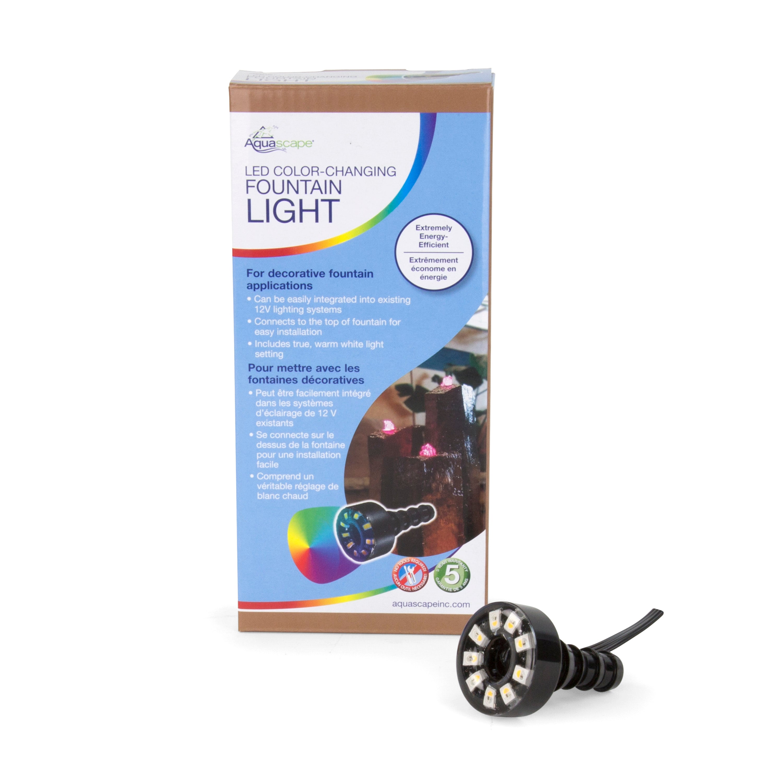 LED Color-Changing Fountain Lights
