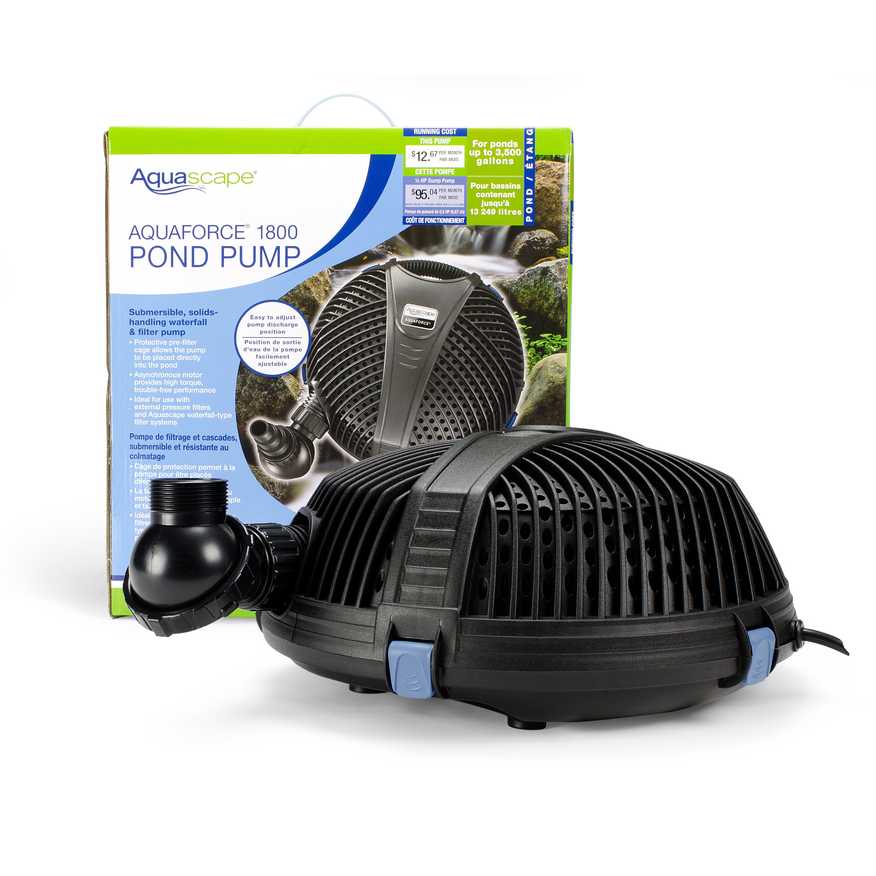 Aquaforce Solids-Handling Pond Pump