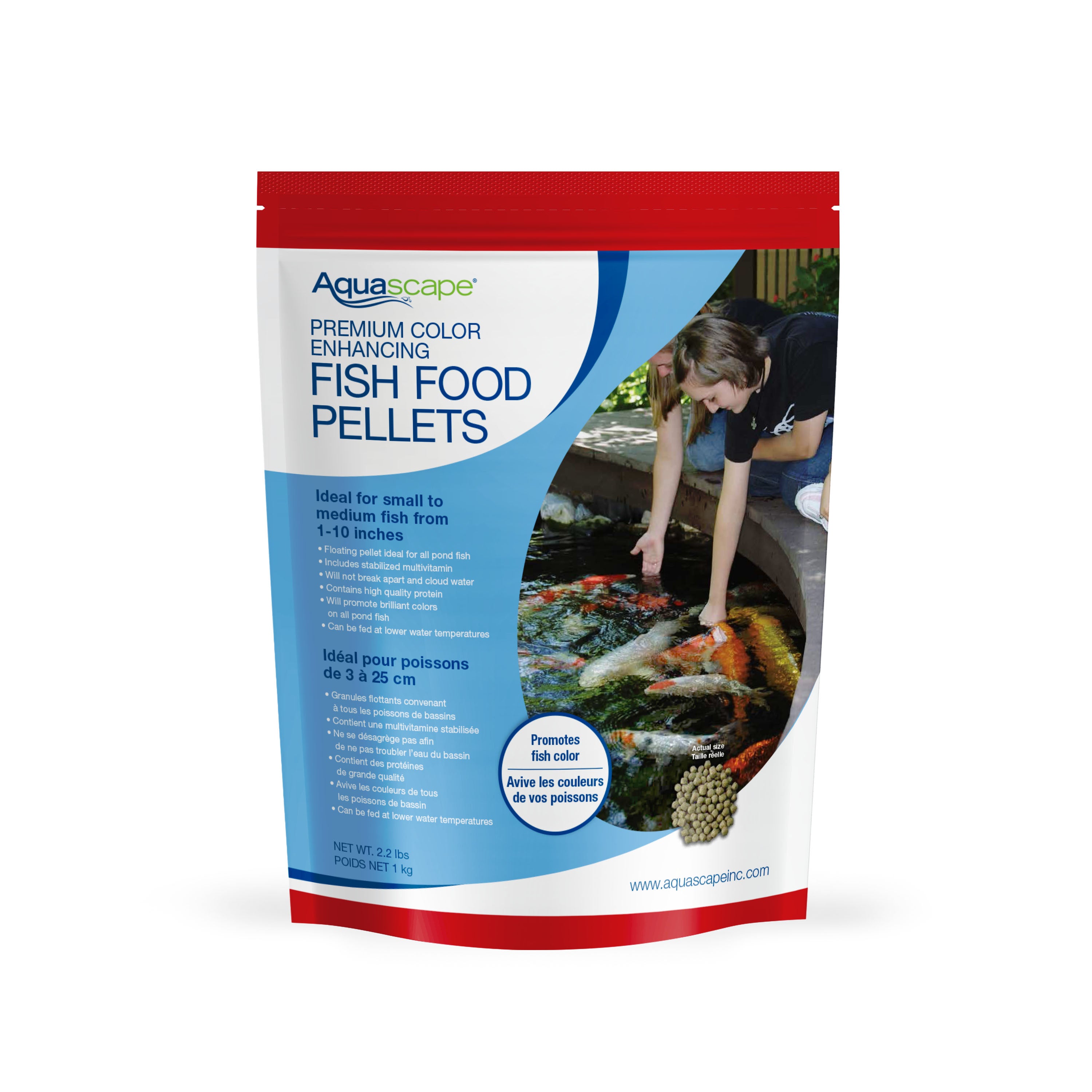 Premium Color Enhancing Fish Food Pellets