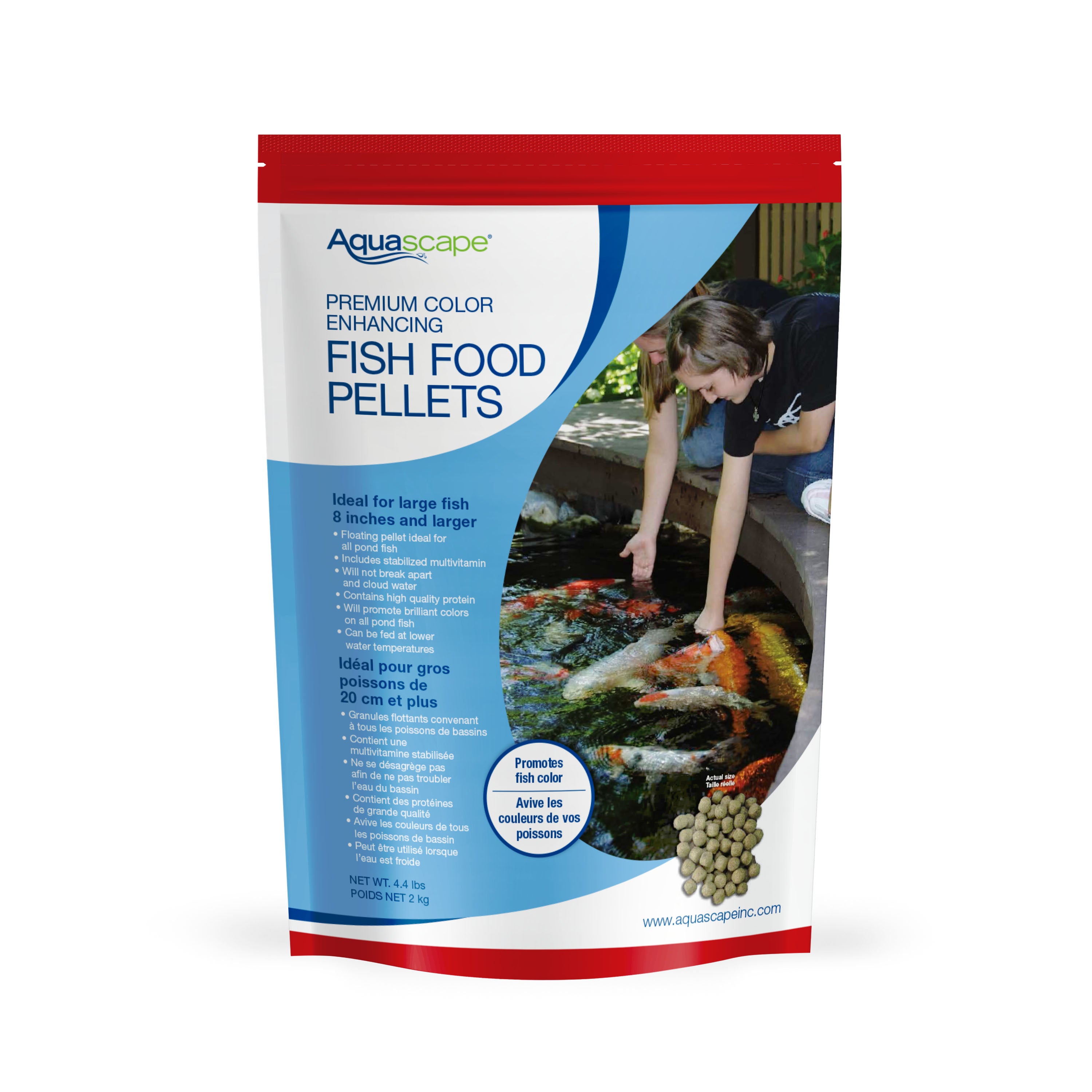 Premium Color Enhancing Fish Food Pellets