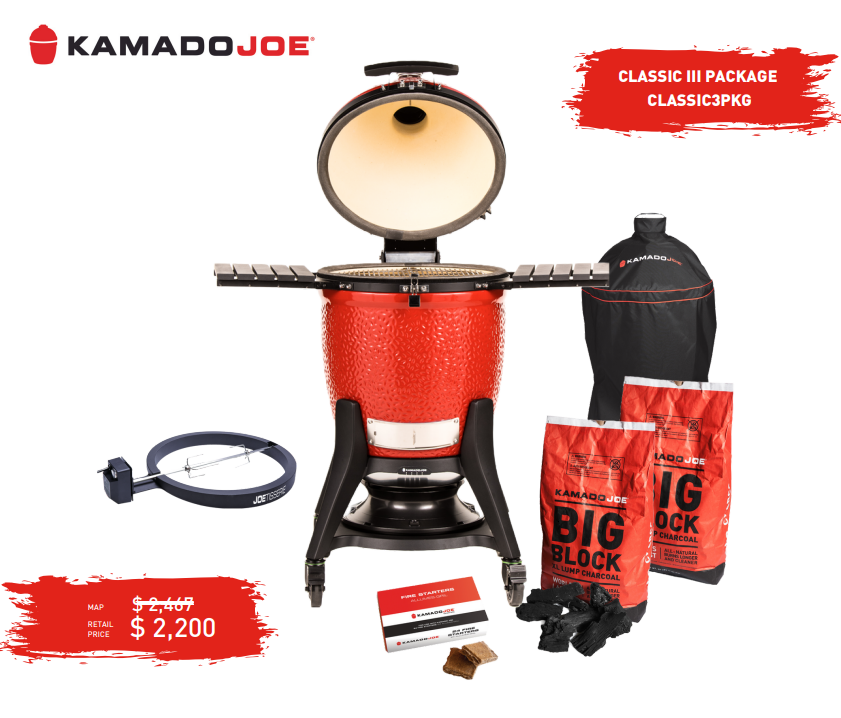 Kamado Joe Classic 3 Package