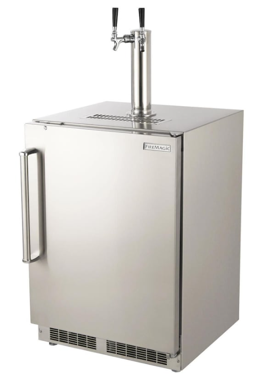 Outdoor Rated Compact Kegerator - 24-Inch 5.1 Cu. Ft.