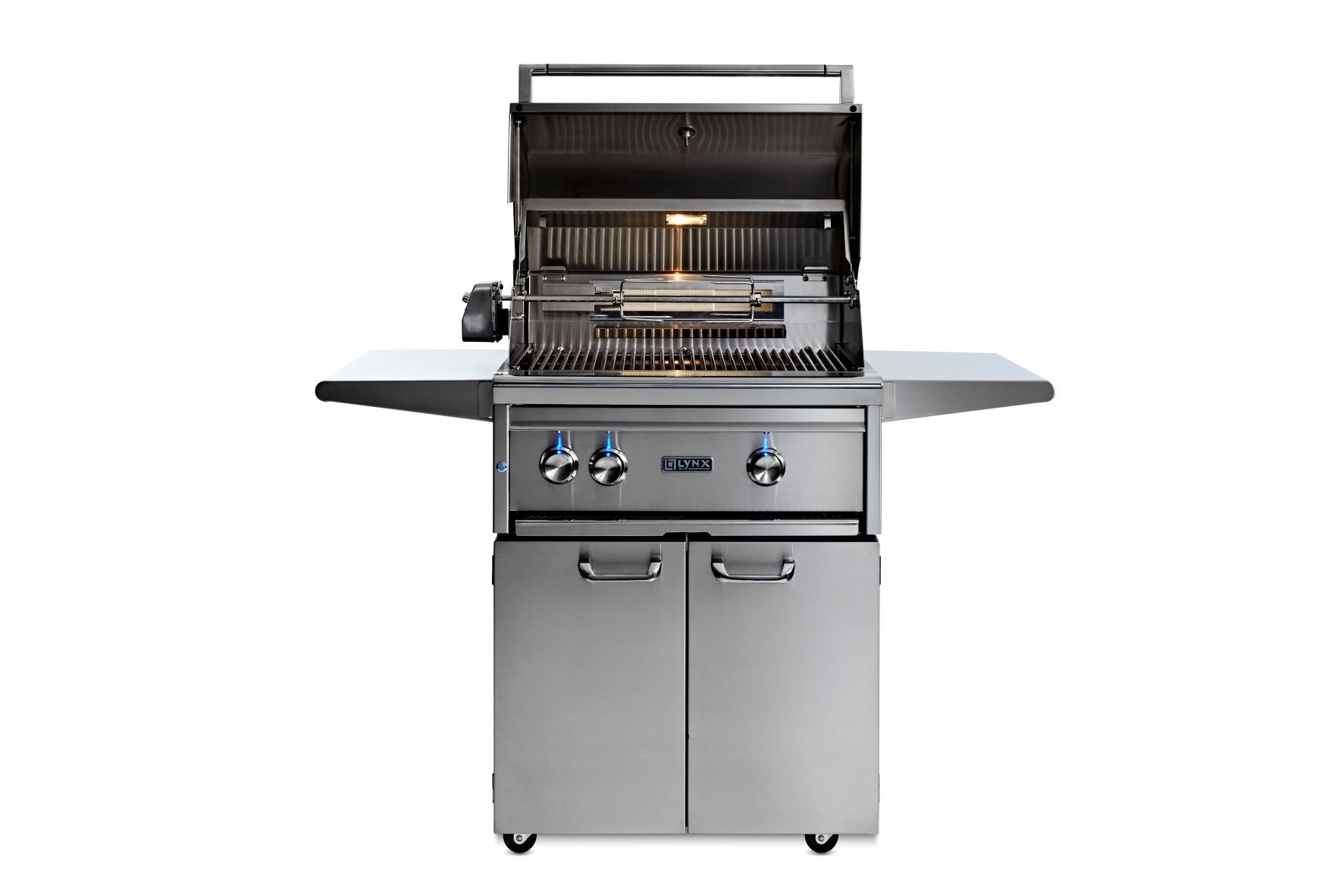 27" Professional Freestanding Grill- 1 Trident IR Burner w/ Rotisserie