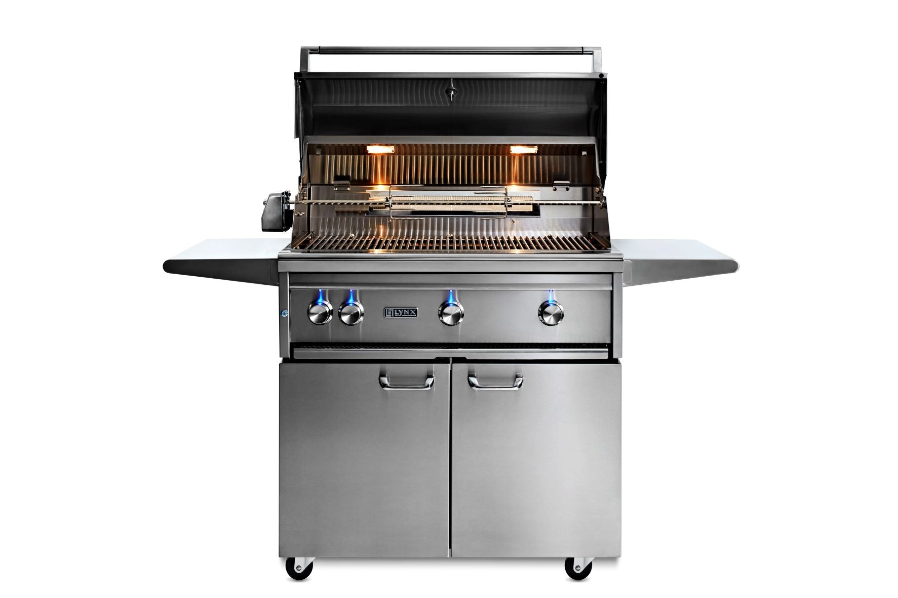 30" Professional Freestanding Grill - All Trident IR Burner with Rotisserie