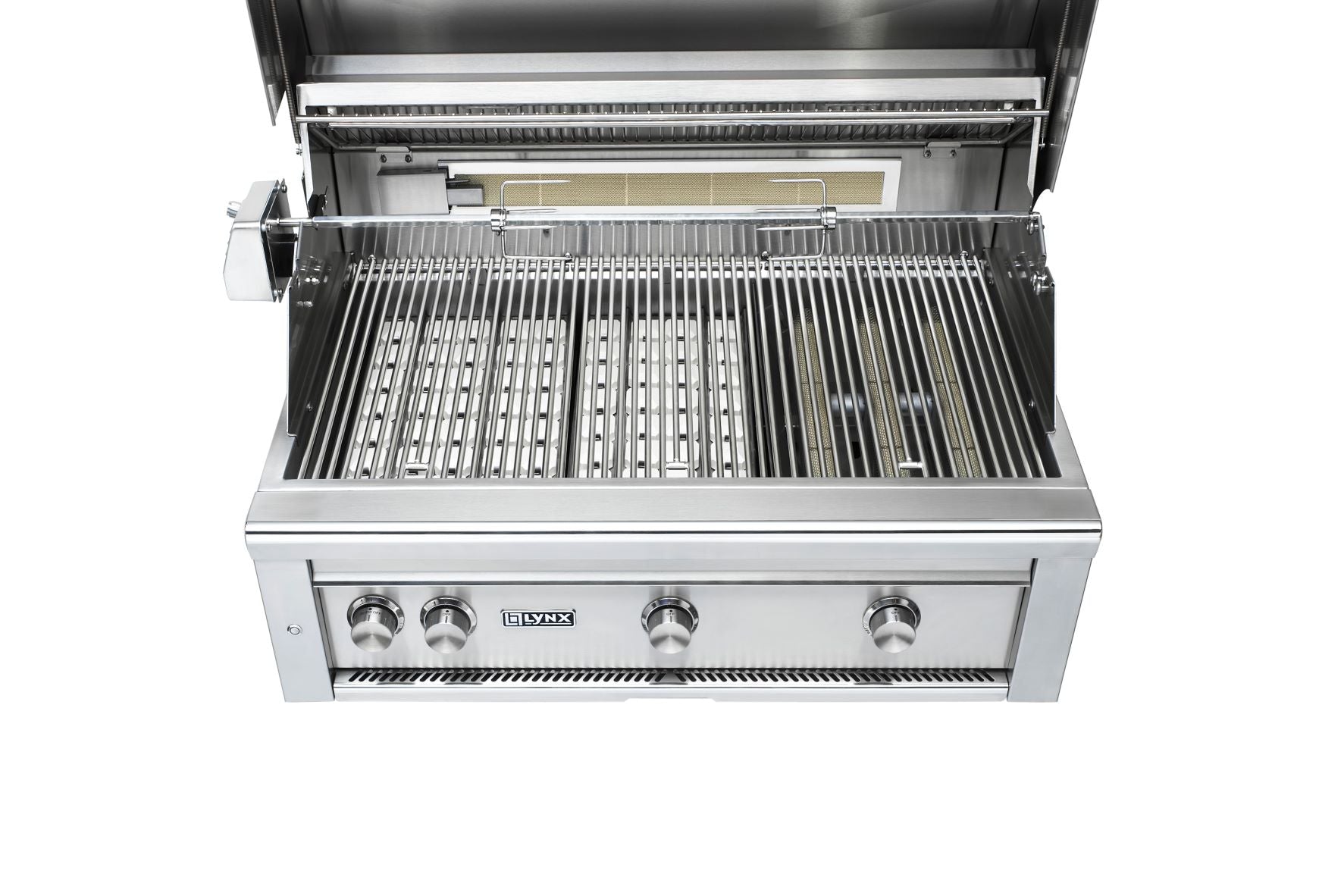 36" Professional Freestanding Grill- 1 Trident IR Burner with Rotisserie