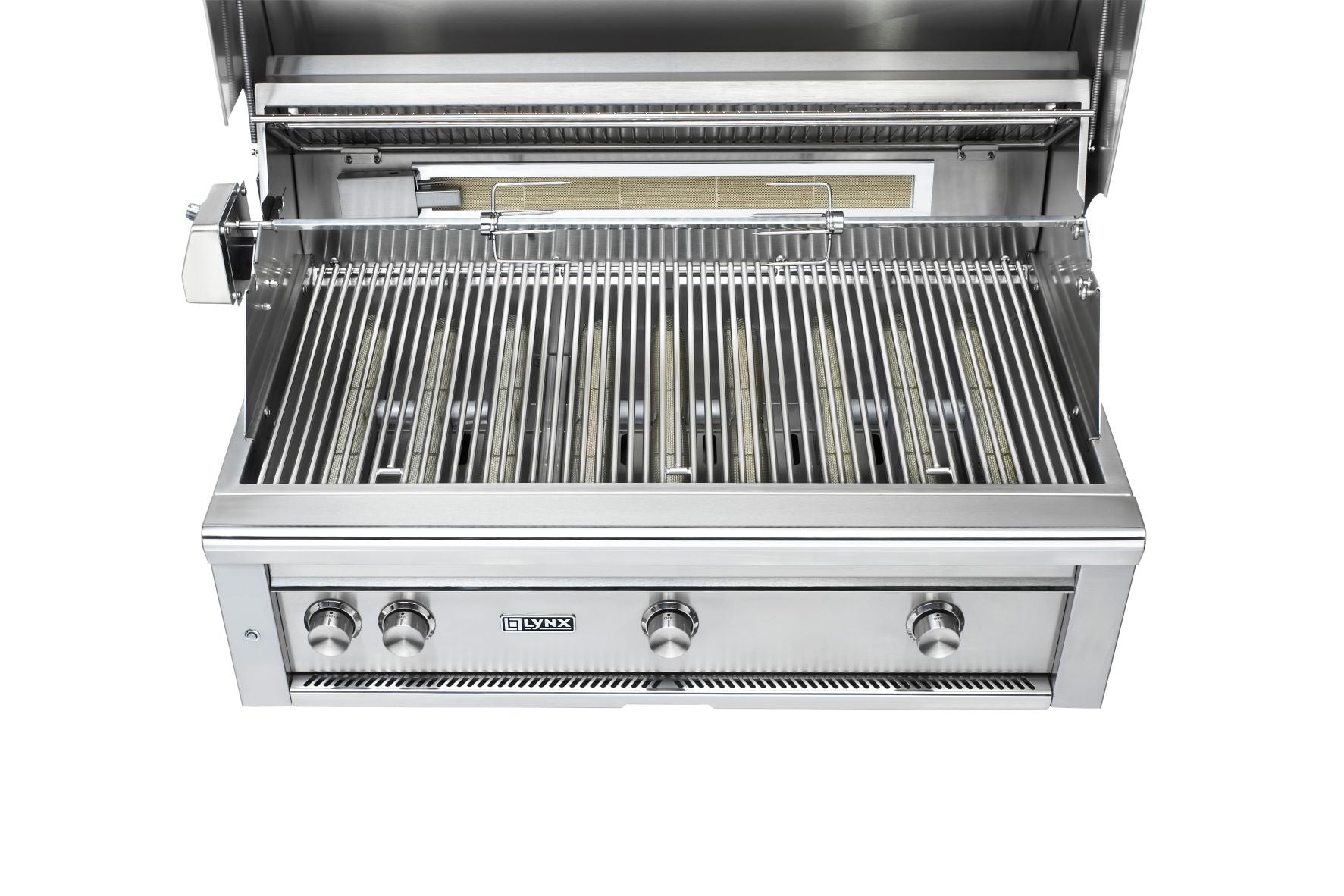 42" Professional Built-In Grill- All Trident IR Burner w/ Rotisserie