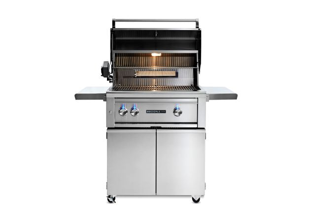 30" Freestanding Grill- 1 ProSear Burner & 1 Stainless Steel Burner w/ Rotisserie