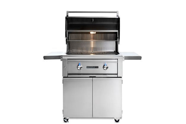 30" Freestanding Grill- 2 Stainless Steel Burners