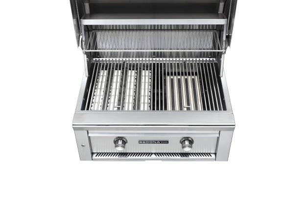 30" Built-In Grill- 1 ProSear Burner & 1 Stainless Steel Burner