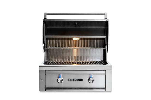 New Redesigned 30" Built-In Grill- 2 Stainless Steel Burners