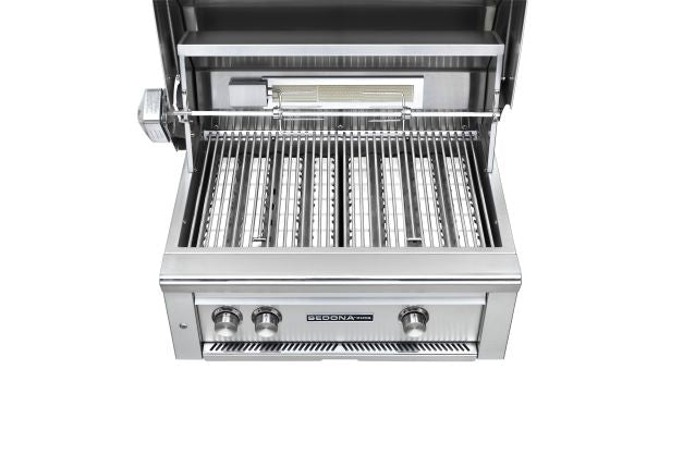 30" Built-In Grill- 2 Stainless Steel Burners w/ Rotisserie