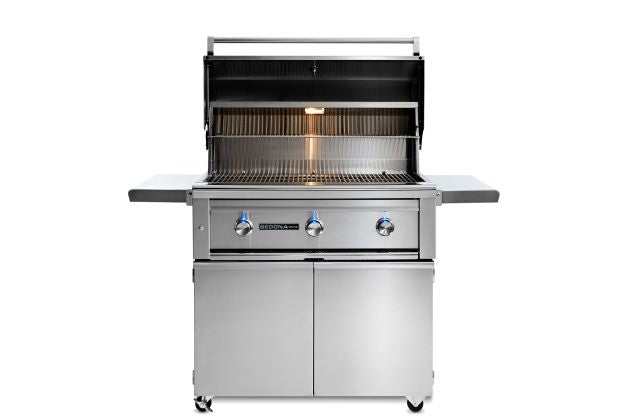 36" Freestanding Sedona Grill- 2 Stainless Steel Tube Burners 1 ProSear Burner