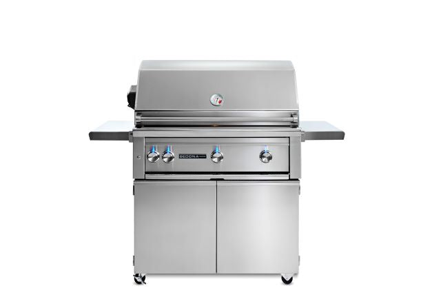 36" Freestanding Grill- 3 Stainless Steel Burners w/ Rotisserie