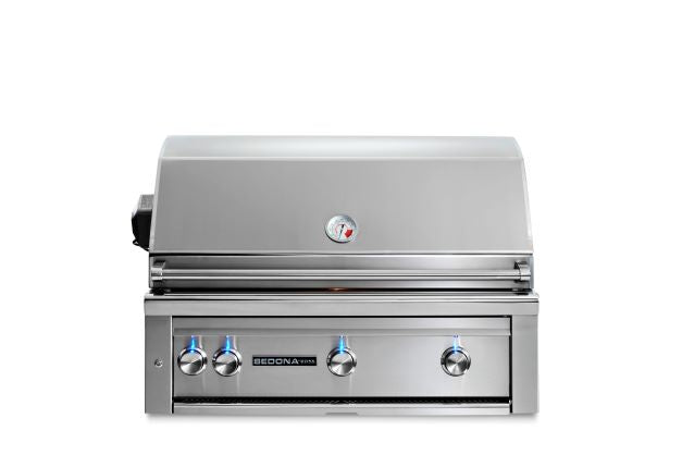 36" Built-In Grill- 3 Stainless Steel Burners w/ Rotisserie