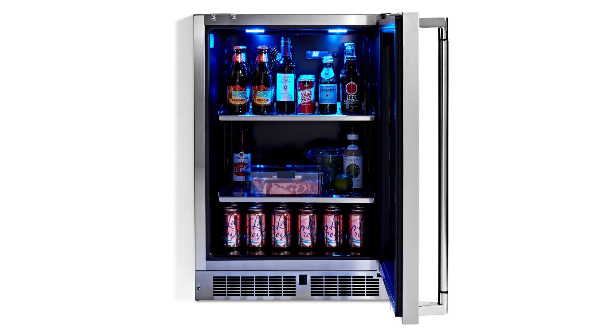 24" Outdoor Refrigerator with Glass Door