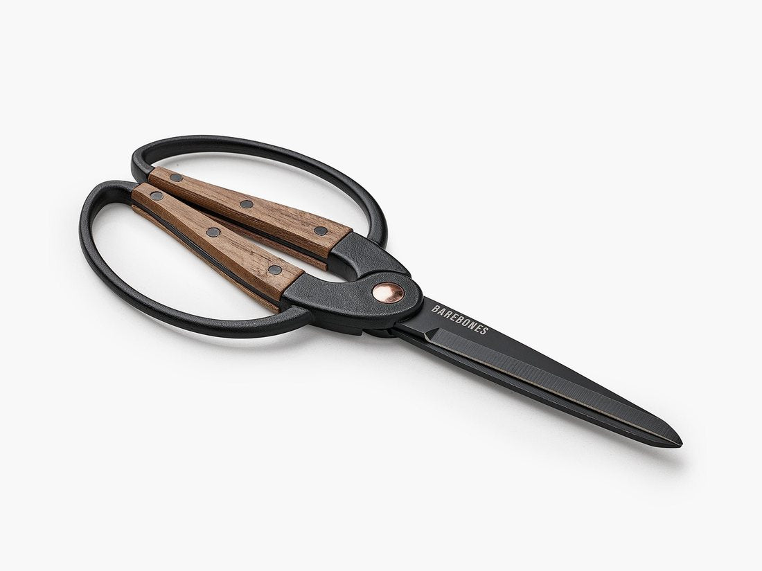 Barebones Large Walnut Garden Scissors