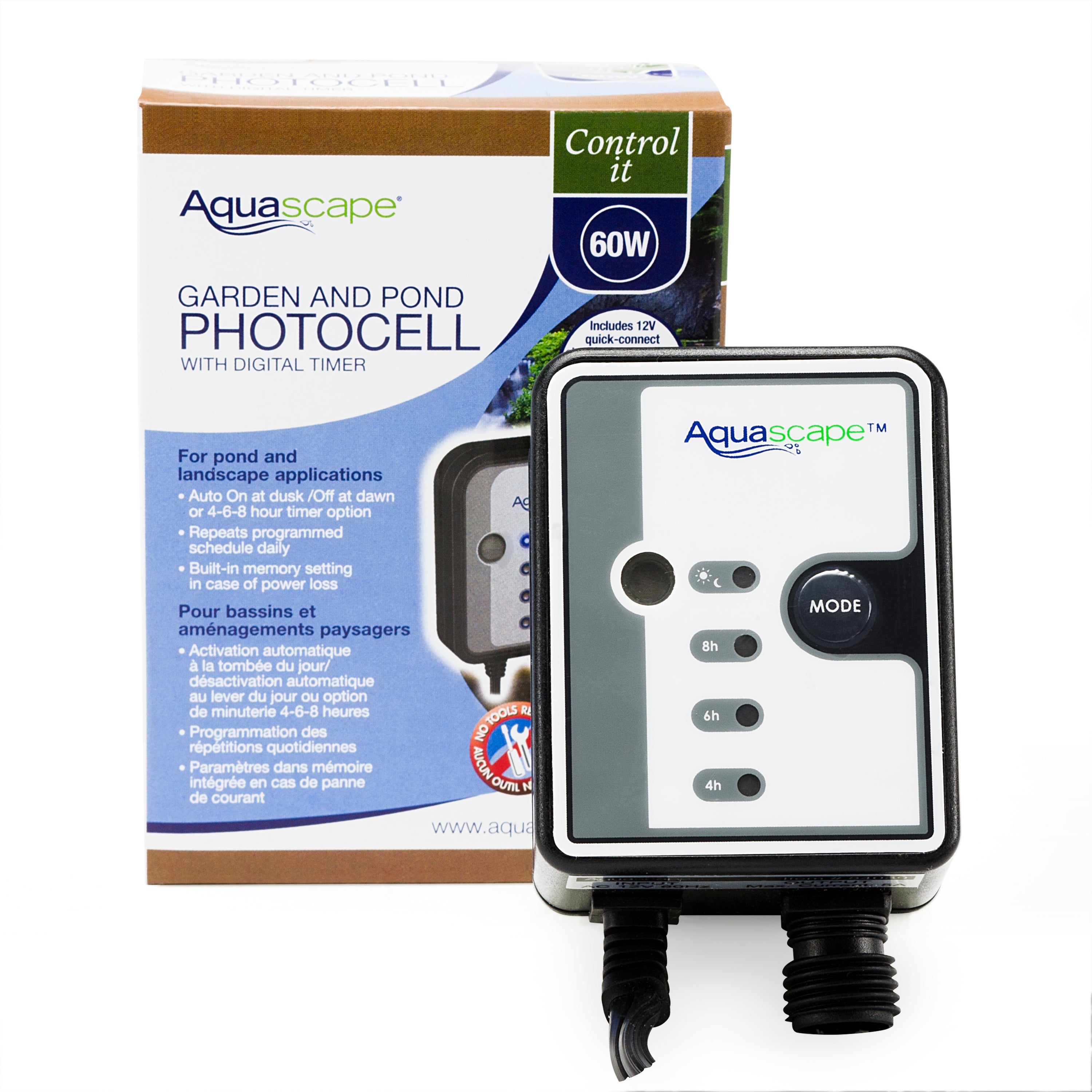 Garden and Pond Photocell w/ Timer